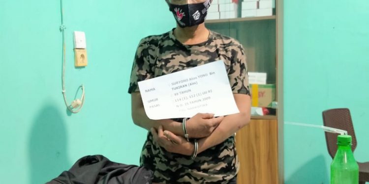Satres Narkoba Polres Merangin Bekuk  DPO Warga Desa Muara Delang