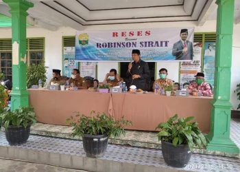 Robinson Sirait Anggota DPRD Fraksi PAN Reses di Desa Suka Mamur