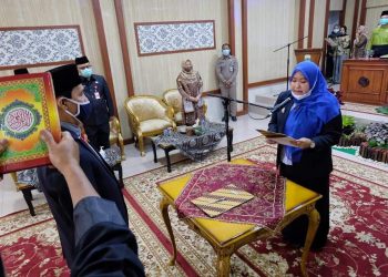Bupati Masnah Lantik Penjabat Sekretaris Daerah