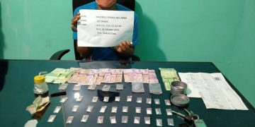 Tim Satgas III Ops Antik Siginjai 2021 Polres Merangin Amankan Pengedar Narkoba