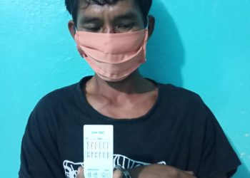 Tim Satgas III Ops Antik Siginjai Polres Merangin Bekuk  Satu Orang  Sedang Transaksi Narkoba