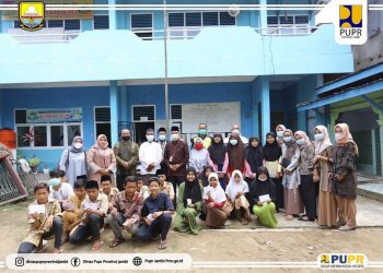 Kadis PUPR Jambi dan Jajaran Kunjungi Panti Asuhan Abul Yatama Wad-Du’Afa