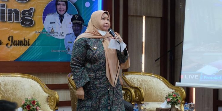 Bupati Masnah Coffee Morning Bersama Insan Pers Muaro Jambi