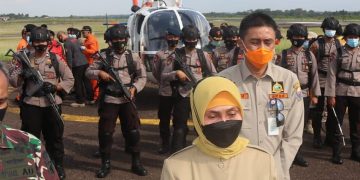 Pj. Gubernur Jambi Saksikan Latihan Penanganan Karhutla, Yakinkan Jambi Siap Cegah Kebakaran Hutan dan Lahan