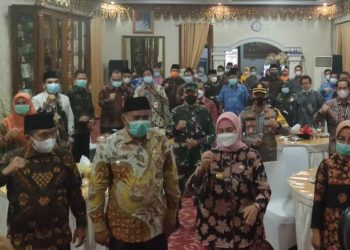 Dandim 0420/Sarko Turut Sambut Kunker Pj Gubernur Jambi Ke Kabupaten Sarolangun