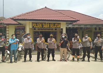 Kendarai Sepeda Motor, Kapolres Merangin  Patroli Ke Wilayah Tabir Selatan