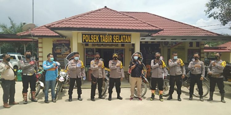 Kendarai Sepeda Motor, Kapolres Merangin  Patroli Ke Wilayah Tabir Selatan