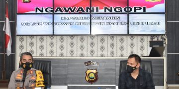 Ngopi Bareng Wartawan, Kapolres Merangin Berharap Sinergitas Terus Dipertahankan