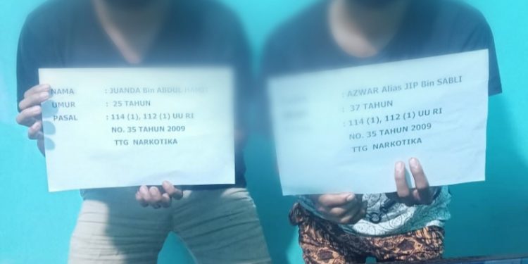 Sat Resnarkoba Polres Merangin Bekuk Dua Orang Yang Miliki Narkotika Jenis Shabu