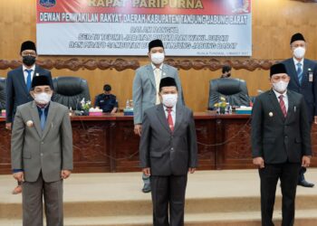 DPRD Tanjab Barat Gelar Paripurna Serah Terima Jabatan Bupati dan Wakil Bupati