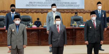 DPRD Tanjab Barat Gelar Paripurna Serah Terima Jabatan Bupati dan Wakil Bupati