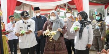 Bupati Masnah Hadiri Peresmian Gedung Mako Polsubsektor Sungai Gelam