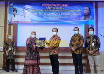 Bupati Muarojambi Terima Kunker Dirjen Dukcapil Kemendagri