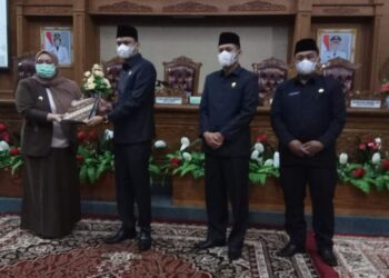 DPRD Muarojambi Gelar Rapat Paripurna Penyampaian LKPJ Bupati Akhir Tahun 2020