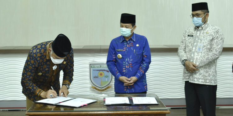 Silaturahmi Dengan Wali Kota Jambi, Fachrori Bawa Kado Pembangunan