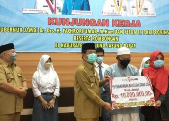 Gubernur Jambi Kunker Ke Tanjabbar, Safrial : Terima Kasih Bapak Fahrori