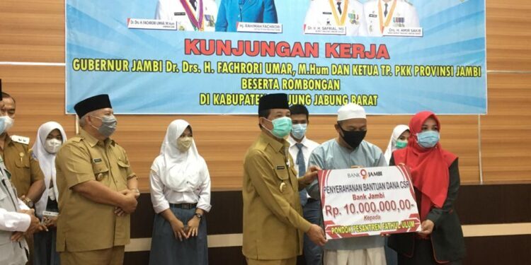 Gubernur Jambi Kunker Ke Tanjabbar, Safrial : Terima Kasih Bapak Fahrori