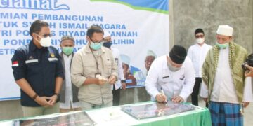 Resmikan Gedung Ponpes, Safrial: Kita Utamakan Tempat Belajar Santri