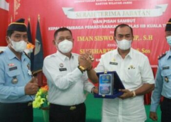 Wabup Amir Sakib Hadiri Sertijab Kepala Lapas Kelas II B Kuala Tungkal