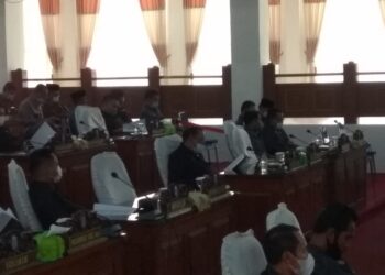 DPRD Merangin Gelar Rapat Paripurna Dengarkan LKPJ Bupati Tahun 2020