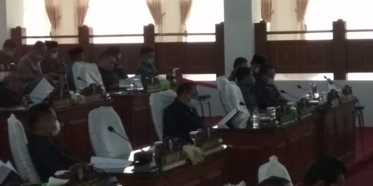 DPRD Merangin Gelar Rapat Paripurna Dengarkan LKPJ Bupati Tahun 2020