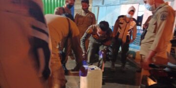 Gabungan Anggota Pol PP Bersama Polres Merangin Gelar Operasi Pekat