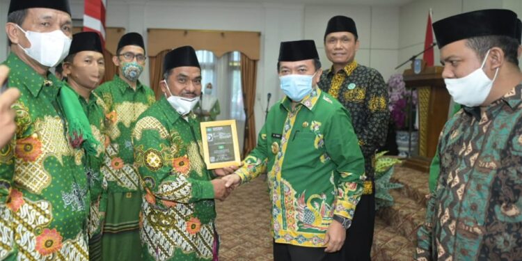 Bupati H.Al Haris :  Covid-19, Pemerintah Masih Bisa Hibah Ke NU