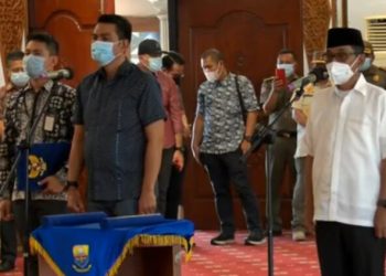 Pelantikan Bupati Batanghari Terpilih, Fadhil-Bakhtiar Ikuti Gladi Resik di Rumdis Gubernur Jambi