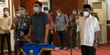 Pelantikan Bupati Batanghari Terpilih, Fadhil-Bakhtiar Ikuti Gladi Resik di Rumdis Gubernur Jambi
