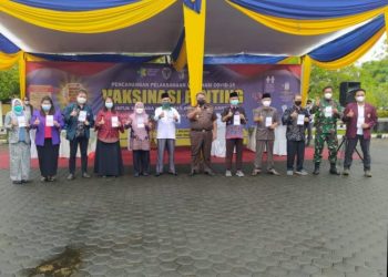Pemerintah Kabupaten Batanghari Lakukan Vaksinasi Perdana
