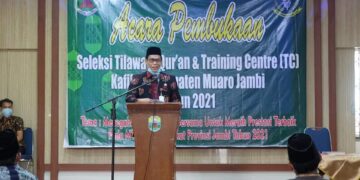 Sekda Muarojambi Buka Seleksi Tilawatil Qur’an dan TC Kafilah Muarojambi Tahun 2021