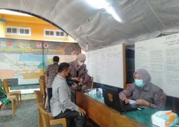 TRC BPBD Batanghari di Suntik Vaksin Sinovac, Sekretaris Syambral: Tetap Jaga Prokes