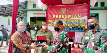 Bupati Safrial Resmikan Kantor Koramil 419-03/Tungkal Ilir