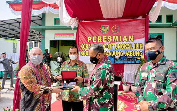 Bupati Safrial Resmikan Kantor Koramil 419-03/Tungkal Ilir