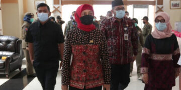 Hari Pertama Bertugas, Pj. Gubernur Jambi Koordinasi dengan Forkopimda dan OPD serta PKK dan Dekranasda