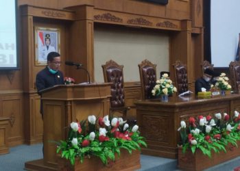 DPRD Muaro Jambi Gelar Paripurna Penyampaian Rekomendasi LKPJ Bupati Tahun 2020