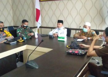 Dandim 0420/ Sarko Hadiri Rakor Tim Satuan Tugas Covid-19 Kabupaten Merangin