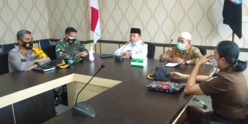 Dandim 0420/ Sarko Hadiri Rakor Tim Satuan Tugas Covid-19 Kabupaten Merangin