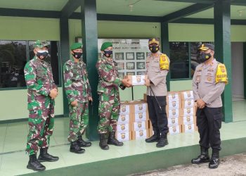 Wujudkan Sinergitas, Kapolres Merangin  Sambangi Kodim 0420/Sarko