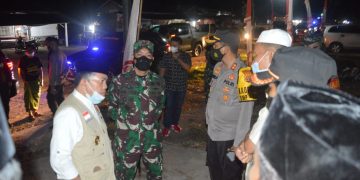 Bersama Bupati dan Kapolres, Dandim 0420/Sarko Tinjau Posko Batas