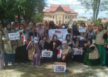 Peduli Palestina, Akhwat Bergerak Merangin Galang Dana Bantuan
