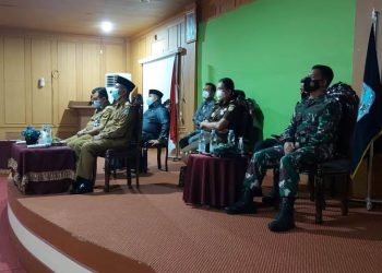 Antisipasi Lonjakan Covid-19 Pasca Lebaran, Dandim 0420/Sarko Hadiri Rakor Bersama Presiden Secara Virtual