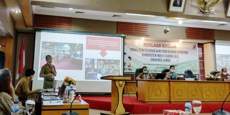 Kabupaten Merangin Raih Peringkat Pertama Penurunan Stunting 2020 Di Provinsi Jambi
