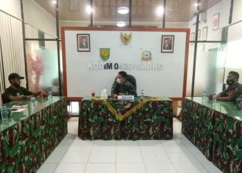 Dukung TMMD Ke 111, Dandim Sarko Harapkan Media Center Bekerja Sebagai Tim Hard Work