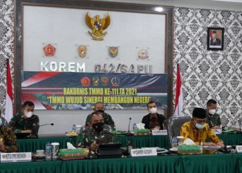 Dandim 0420/Sarko Paparkan Kesiapan TMMD Ke -111 Tahun  2021