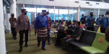 Walikota Fasha Tinjau Prokes di Bandara Sultan Thaha