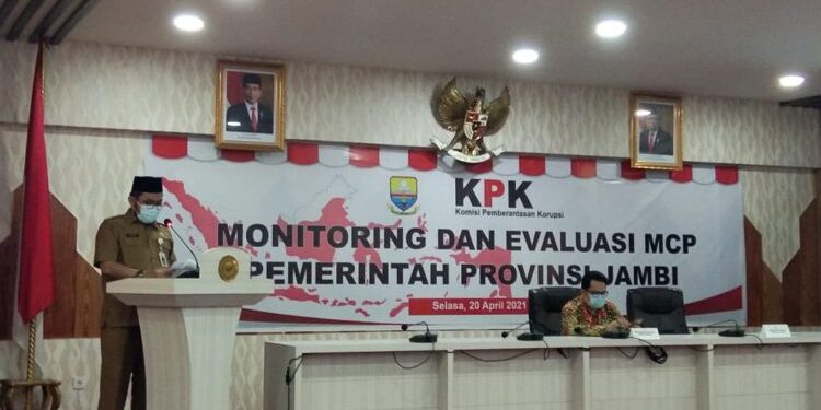 Sekda: Komitmen Pemprov Jambi Cegah Terjadinya Tindak Pidana Korupsi