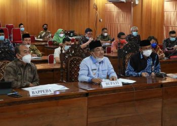 Audensi dengan Bappenas RI, Bupati Anwar sadat Tegaskan Dukungan dan Percepatan Pembangunan