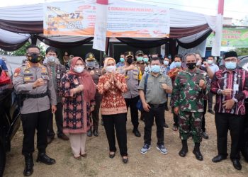 Bupati Muaro Jambi Meninjau Pelaksanaan Pemungutan Suara Ulang (PSU)