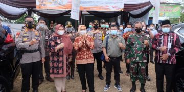 Bupati Muaro Jambi Meninjau Pelaksanaan Pemungutan Suara Ulang (PSU)